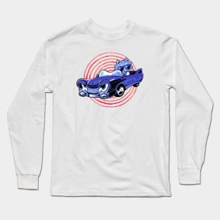 Driving Cat Long Sleeve T-Shirt